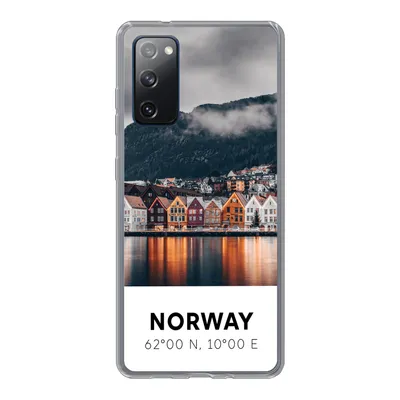 Produktbild von MuchoWow® Handyhülle Schutzhülle Hülle für Samsung Galaxy S20 FE Norwegen - Skandinavien - Bergen - Winter Silikon Softcase Handy Hülle - Abdeckung