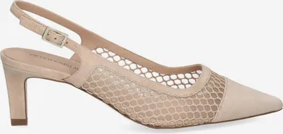 Produktbild von Peter Kaiser 79607 336, Peeptoes & Slingpumps in Beige für Damen, Größe 38,5