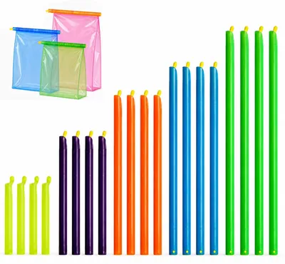 Beutelclips 20 Stück, 4 Größen, luftdicht, wiederverwendbar
