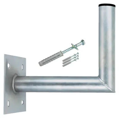 Produktbild von PremiumX 25-30cm Wandhalter Stahl verzinkt SAT Wandhalterung Schraubensatz