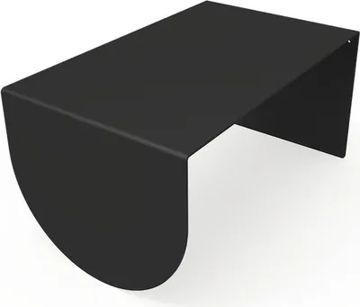 Produktbild von Moderner Beistelltisch / Couchtisch aus Stahl in Schwarz / Weiß / Sandgrau, Farbe:Schwarz