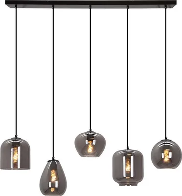 Produktbild von Olucia - CAIA - Pendelleuchte - Grau / Schwarz - 5 Watt