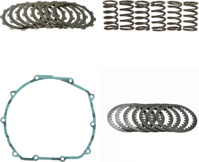 Image de Embrayage complet avec ressorts à lamelles, joint et rondelles pour Kawasaki GPX 750 R, année de construction 1987-1988, de pamoto - Neuf