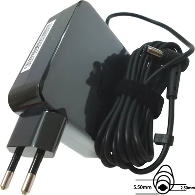 Imagen del producto de Adaptador original Asus, 65W, 19V, 2 pines, sin núcleo, con enchufe europeo
