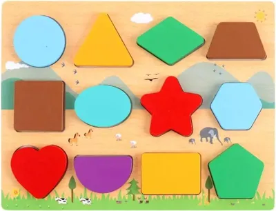 Immagine prodotto di Puzzle di legno Forme