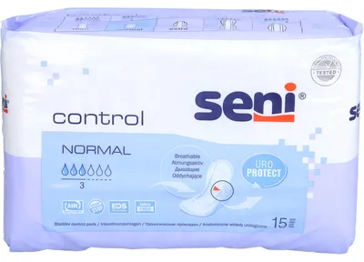 Produktbild von Seni Control Inkontinenzeinlagen Normal, 15 St. Einlagen