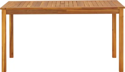 Zdjęcie produktu dla vidaXL Stół ogrodowy 140x80x74 cm z litego drewna akacjowego
