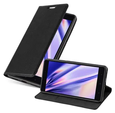 Obrázek produktu pro Cadorabo Case for Xiaomi Mi MAX 2 Protective Case in Black Pouzdro na mobilní telefon s magnetickým zavíráním