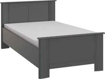 Produktbild von Bett >Chalet< Seniorenbett, Liegefläche 100x200cm, Graphit - 109x85x210cm (BxHxT)