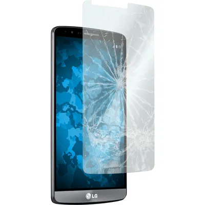 Produktbild von 1er-Pack PhoneNatic Glas-Folie klar  kompatibel mit LG G3 - Panzerglas für G3