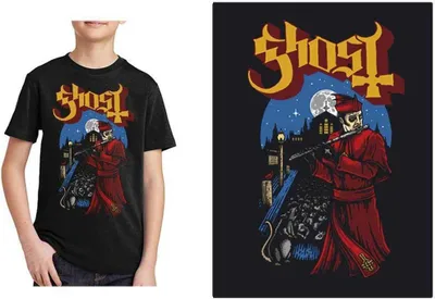 Image de Ghost - T-shirt "Advanced Pied Piper" pour enfants RO1696 (146-152) (Noir)