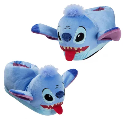 Produktbild von Disney Hausschuhe Damen Stitch 3D, Eeyore 3D und Baby Yoda 3D Plüsch Warme Flaus