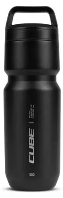 Zdjęcie produktu dla Kubek termiczny ze stali nierdzewnej o pojemności 500 ml, czarny Czarny Jeden rozmiar