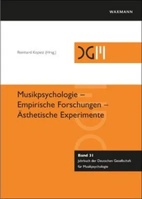 Obrázok produktu pre Musikpsychologie - Empirische Forschungen - Ästhetische Experimente