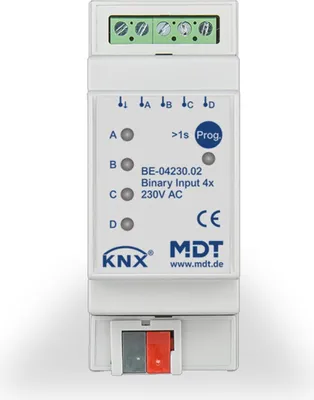 Immagine prodotto di MDT KNX Ingresso binario quadruplo 230 V CA/CC REG, 1 pz.
