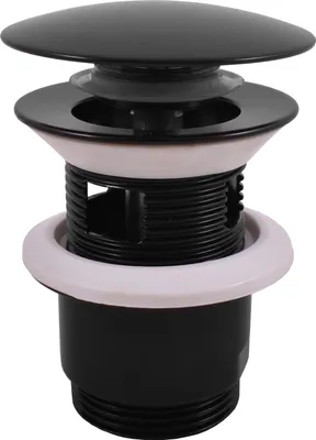 Immagine prodotto di Scarico per lavabo CLICK-CLACK 5/4", nero - opaco MD0784CMAT, RAV Slezák