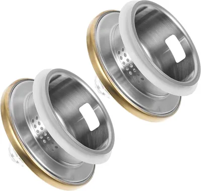 Produktbild von 2 Stück Ersatzdeckel aus Edelstahl mit Sieb für Glas-Wasserkrüge, hitzebeständig und langlebig, für Tee und Kaltwasser