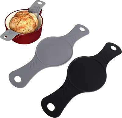 Immagine prodotto di Tappetini in silicone per Dutch Oven - Set da 2 - Ideali per la cottura del pane