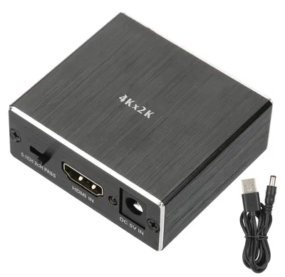 Produktbild von 4K X 2K Audio Extractor für HDMI SPDIF 3,5 mm Stereo Konverter Splitter