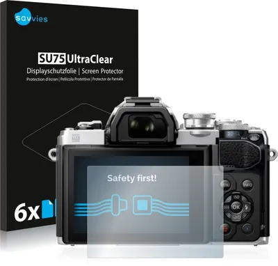 Produktbild von 6x Für Olympus OM-D E-M10 Mark III / Mark IV Schutzfolie Savvies Displayschutz Display Schutz Folie Klar Transparent