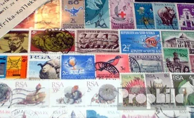 Produktbild von Briefmarken Südafrika 50 verschiedene Marken