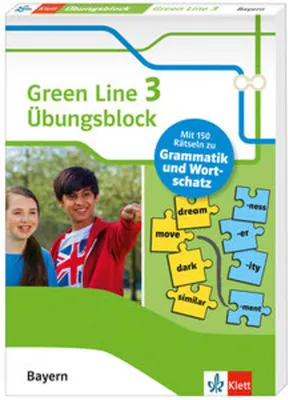 Obrázek produktu pro Green Line 3 Bayern Klasse 7 - Übungsblock zum Schulbuch