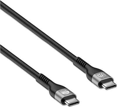 Zdjęcie produktu dla Manhattan 356367, 2 m, USB C, USB C, USB 2.0, 0,48 Gbit/s, Czarny