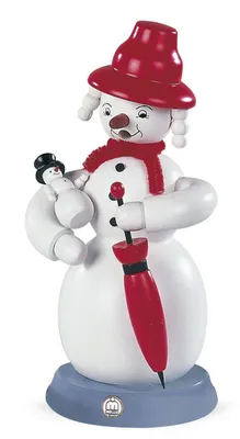 Immagine prodotto di Uomo che fuma, grande donna di neve, colorato, 11x23cm