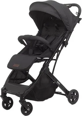 Produktbild von Novi Travel Go Premium Buggy Black – leichter Reisebuggy mit XL Sonnendach, verstellbarer Rückenlehne & Belüftung, ab 6 Monaten bis 22 kg