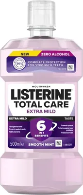 Produktbild von Listerine Total Care Extra Milder Geschmack Glatte Minze