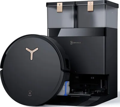 Zdjęcie produktu dla Ecovacs Deebot X8 Pro Omni, Worek na kurz, Czarny, Okrągły, Worek na kurz, 0,22 l, Ładowanie, Purification