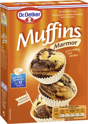 Produktbild von Dr. Oetker - Marmor Muffins - 12St/320g