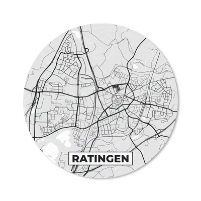 Produktbild von MuchoWow® Mauspad Mousepad Deutschland - Karte - Ratingen - Karte 40x40 cm - Mousepads - Maus Mat - Pad - Mausunterlage - Schreibtisch Accessoires