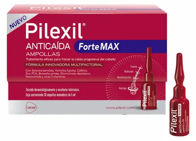 Produktbild von Pilexil forte max Anti-Haarausfall-Ampullen 20 x 5 ml