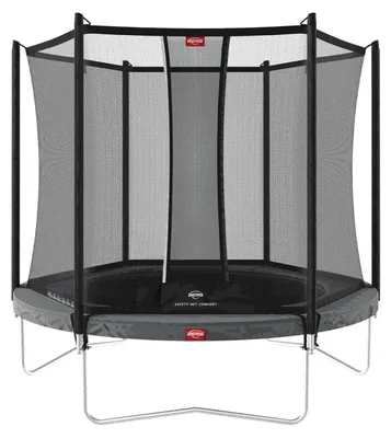 Produktbild von BERG Trampolin Favorit Regular 330 + Sicherheitsnetz Comfort Stahlrahmen Grau