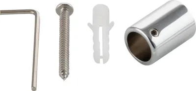 Produktbild von Wandhalter für Stabilisationsstange SBA, 90°, Messing verchromt poliert