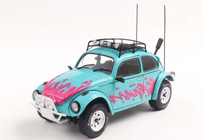 Image de Solido Modèle réduit de voiture échelle 1:18 Beetle BAYA VICE CITY TRIBUTE bleu 1976 S1809604