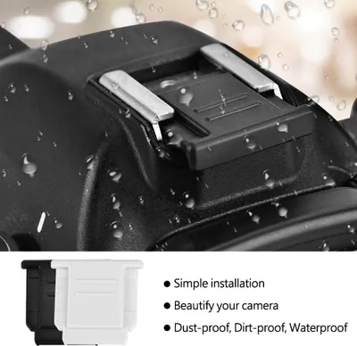 Immagine prodotto di Coperchio per slitta a contatto caldo, protezione per slitta a contatto caldo, antisporco, 2 pezzi, resistenza alla corrosione per Sony RX1R RX1 RX100II RX10