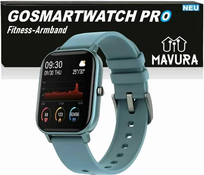 Immagine prodotto di GOSMARTWATCH PRO Bluetooth impermeabile per Android e iPhone iOS - Nero