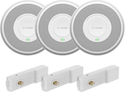 Produktbild von X-Sense XS0F-PMA Rauchmelder 230V + RF-Modul – Mit 10-Jahres-Backup-Batterie – Netzstrom – Kabelgebunden & Funkvernetzbar