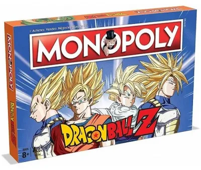 Image de Monopoly dragon ball z - winning moves - 0996 - jeu de societe plateau