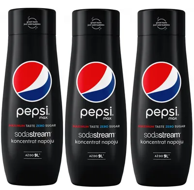 Produktbild von 3er Set SodaStream Konzentrate 3x Pepsi MAX