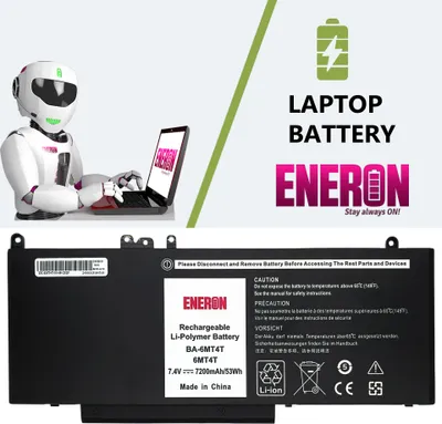 Produktbild von Eneron Laptop Akku 6MT4T 7.4V 7200mAh/53Wh für Dell E5270 E5470 E5570