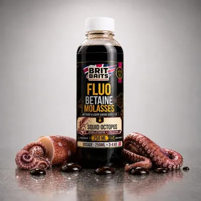 Produktbild von BritBaits Fluo Betain Melasse Tintenfisch-Tintenfisch