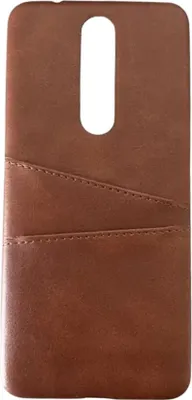 Image de Housse de protection pour Nokia 2.4 Card Slot Marron