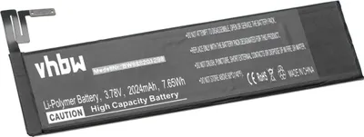 Produktbild von vhbw Akku kompatibel mit Apple Magic Trackpad 2 Wireless Touchpad (2024 mAh, 3,78 V, Li-Polymer)