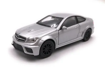 Produktbild von Onwomania Modellauto Mercedes Benz Amg C63 Black Series Silber Auto Mst. 1:34-39