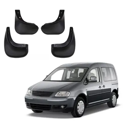 Produktbild von J&J AUTOMOTIVE | Schmutzfänger 4er Set vorne + hinten für Volkswagen Caddy 2004-2015