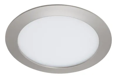 Produktbild von Briloner LED Einbauleuchte Panel Nickel matt rund Ø17cm IP44 12W 1200lm Neutralweiß 4000K 4-Stufen-Dimmbar