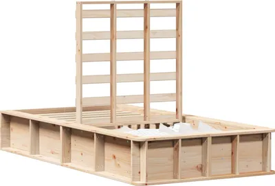 Produktbild von vidaXL Bettrahmen Braun 80 x 200 cm Massives Kiefernholz